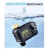 HOMENOTE Sprinkler Timer, Water Timer for Garden Hose, Programmable Irrigation Timer with Brass Swivel, Garden Hose Timer for Automatic Irrigation with Rain Delay/Manual Mode, IP65 Waterproof