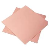 2 Pieces 99.9% Pure Copper Sheet, 6" x 6", 24 Gauge(0.5mm) Thickness, Film Attached Copper Plate, Great for Jewelry, Crafts, modelers