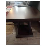 Delta Wood Co. side table. 24 x 24 x 24. Matches lots #1002 and #1003