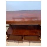 Console table with bottom drawer 29x48x20 matches lot 2001 in basement
