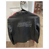 Harley Davidson Sweatshirt and light leather jacket
