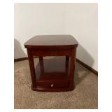 Side table with drawer - 24 1/4 inches tall - 24 inches wide - 27 inches deep - Located in basement