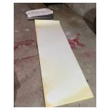 Foam Pad 6 ft x 2 ft and two throw rugs