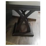 Delta Wood Co. side table 24 x 24 x 24. Matches lots #1002 and #1004