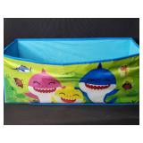 BabyShark Collapsible Storage Containers (4) (23"X11"X9"Deep )& (3@ 7 1/2" X 9 1/2")