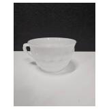 Vintage Milk Glass Bubble Design White Kitchen Tea Coffee Cup
