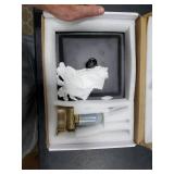 Airuida Shower Faucet Set Bathroom Rain Shower System 8 Inch Square Showerhead Single Function Single Handle Shower Trim Kit With Female Thread Rough-in Valve Matte Black