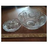 (2) Cut Glass Bowls