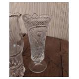 Cut Glass Vases & Other Glassware