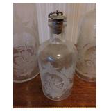 (3) Vintage Apothecary Vanity Bottles