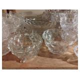 Lot Of Fostoria Cups & Bowls | Clear Cake Plates