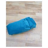 DEZENE Throw Pillow Cases 18x18 Turquoise: 2 Pack Cozy Soft Velvet Square Decorative Pillow Covers for Farmhouse Home Decor