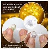 50PCS Yellow LED Balloon Light, Tiny Led Lights Round Led Ball Lamp for Balloons Birthday Party Event Fun Indoor Outdoor Wedding Decoration Supplies