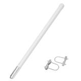 UHF Fiberglass Mobile Radio Antenna,70CM 400-470mhz GMRS Base Antenna 17inch So239 Connector for Ham Radio Device Repeater Mobile Transceiver with Antenna Mount Bracket
