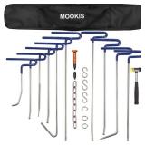 Mookis Dent Rods Paintless Dent Repair Kit Professional Auto Body Dent Removal Kit for Hail Damage, Door Dings and Car Dents