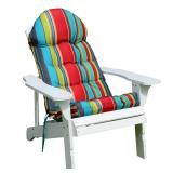 Enipate Weather Resistant Adirondack Chair Cushions High Back Indoor Outdoor Patio Tufted Lounge Cushion Seat Pads