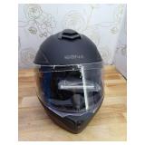 Retails $270! Sena Outrush R Bluetooth Modular Motorcycle Helmet with Intercom System (Matte Black, Medium)