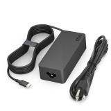 65W USB C Charger for Lenovo Thinkpad/Yoga/Chromebook Laptop Computer 65W 45W USB C Fast Power Adapter
