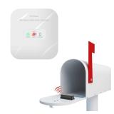 Mailbox Alarm, Briidea 500ft Wireless Mailbox Alert with LED Light Flashing and Sound Reminders, Never Miss a Mail Again