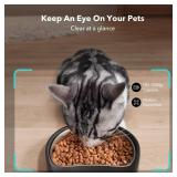 PETLIBRO Automatic Cat Feeder with Camera, 1080P HD Video with Night Vision, 5G WiFi Pet Feeder with 2-Way Audio, Low Food & Blockage Sensor, Motion & Sound Alerts for Cat & Dog Single Tray - Retail: 