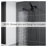 G-Promise All Metal 8" Dual Square Shower Head Combo | Rain Shower Head | Handheld Shower Wand | Adjustable | Smooth 3-Way Diverter | 71" Extra Long Hose - A Bathroom Upgrade (Oil Rubbed Bronze) - Ret