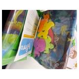 Inflatable Tummy Time Water Mat Sea Turtle Shape Play Mat for Baby Boy Girl 0 3 6 9 Month (Retail $14.99)