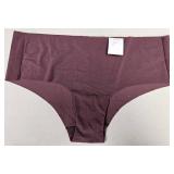 Maroon Hipsters Panties, Size Large
