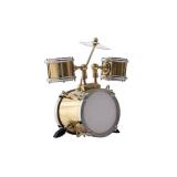 Kodycity Mini Drum Miniature Musical Instrument Accessories Doll House Accessory Miniatures 1 12 Scale for Dollhouse Model Music Room Decor