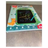 new - LCD Writing Tablet Doodle Board,10 Inch Toddler Toys Kids Writing Board,Dinosaur Drawing Pad for Kids 2-6 (Green)
