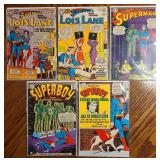 1960s DC Comic Books Lot of 5 - Superman, Lois Lane and Superboy