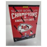 Super Bowl LVIII Kansas City Chiefs Champions Factory Sealed Panini Set - 36 Total Chiefs Cards from Super Bowl with Multiple Mahomes, Kelce, & More
