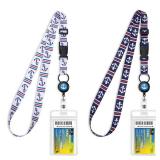 MNGARISTA Cruise Lanyards, Adjustable Lanyard with Retractable Reel, Waterproof ID Badge Holder for All Cruises Ships Key Cards, 2 pack