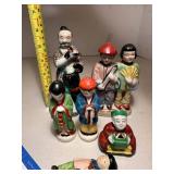 Lot of 6 pieces vintage Japanese figurines