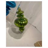 Lot of 4 Twoâs Company hand made glass ornaments