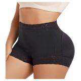 Butt Lifter Panties for Women High Waisted Tummy Control Shapewear Underwear Butt Lifting Panties Faja Shorts (Black, Large)