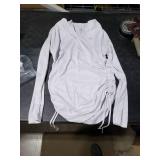 Ewedoos Rash Guard for Women UPF 50+ Sun Protection Clothing Swim Shirts for Woman SPF Shirts Long Sleeve UV Sun Shirts White Small