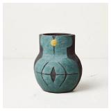 2 Small Geo Pattern Vase Yellow - Opalhouseâ¢ designed with Jungalow (2 Vases)