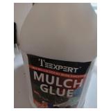 Teexpert Mulch Glue-1 Gallon Mulch Glue for Landscaping, Ready to Use Mulch Glue Stabilizer Strong Landscape Adhesive Lock for Garden, Non-Toxic Pea Gravel Binder for Stones, Rubber Mulch & Bark