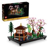 LEGO Icons Tranquil Garden Creative Building Set, A Gift Idea for Adult Fans of Japanese Zen Gardens and Meditation, Build and Display This Home Decor Set for The Home or Office, 10315 - Retail: $109.