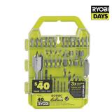 RYOBI 40 PC Drill & Impact Set (A98401)