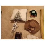 T Shirt | Snowman Decor | Cowboy Hat decor | Christmas Tree Pillow