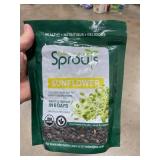 Nature Jims Sprouts Sunflower Seeds - Certified Organic Black Oil Sunflower Sprouts for Soups - Raw Bird Food Seeds - Non-GMO Chemicals-Free - Easy to Plant Fast Sprouting Sun Flower Seeds - 8 Oz