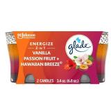 Glade 2-in-1 Two Pack Candles Hawaiian Breeze & Vanilla Passion Fruit - 6.8oz/2ct
