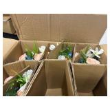 Case of 12 Teapot Flower Arrangements Great for wedding or your next party