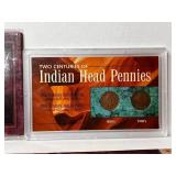 First decade of the 20th century, coin collection and two centuries of Indian head pennies