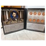 First Commemorative Mint collection Lincoln penny, collection, 2009 and Civil War coin and stamp collection