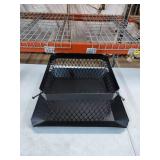 HY-GUARD Galvanized Steel Chimney Cover - HY-C Black Chimney Cap, Single Bolt-On Chimney Fireplace Cover, Chimney Flue Cover To Fit On Existing Flue Tiles, Chimney Vent Cap With Hood Plate (13" x 13")