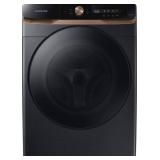 Samsung - 4.6 cu. ft. Large Capacity AI Smart Dial Front Load Washer with Auto Dispense and Super Speed Wash - Brushed Black Model: WF46BG6500AVUS - Retail Price - $849.99