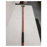 Husky 54 Inch Wood Handle Action Hoe with Grip