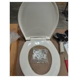 MAYFAIR 887SLOW 346 Affinity Slow Close Removable Plastic Toilet Seat that will Never Loosen, Providing the Perfect Fit, ROUND, Long Lasting Solid Plastic, Biscuit